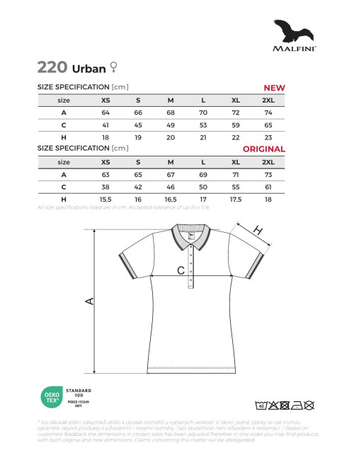 Koszulka polo damska urban 220 turkus Adler Malfini