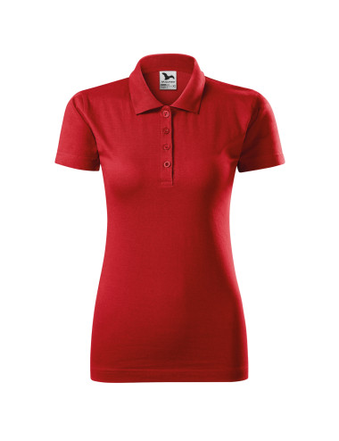 Koszulka polo damska single j. 223 czerwony Adler Malfini