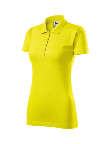 Women`s single j polo shirt. 223 lemon Adler Malfini