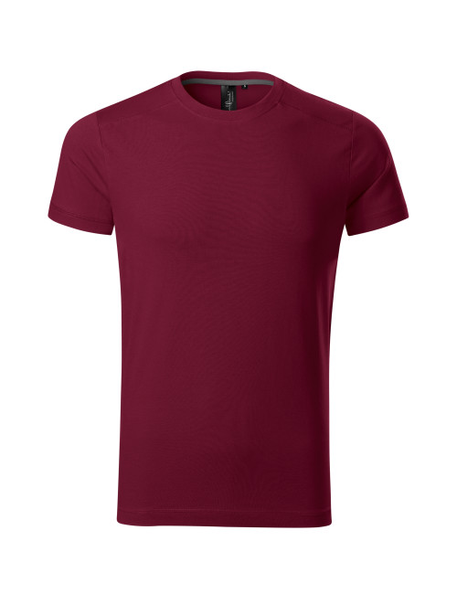 Adler MALFINIPREMIUM Koszulka męska Action 150 garnet odzież z haftem