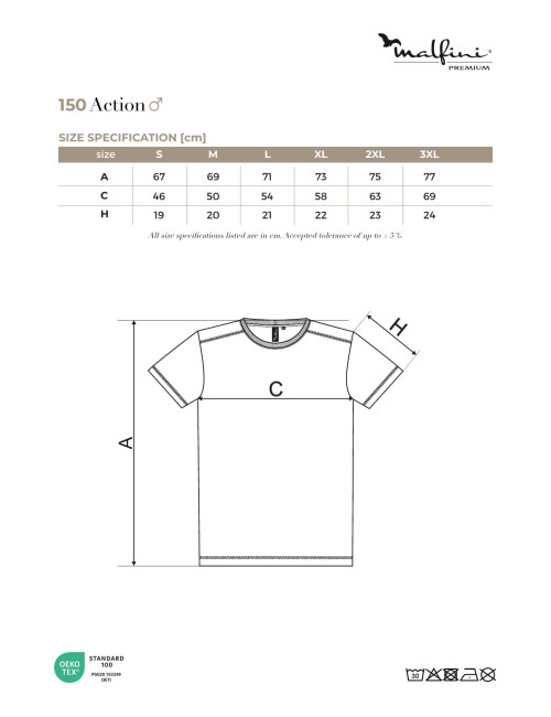Herren T-Shirt Adler Action 150 Weiß