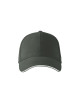 Czapka unisex Adler Malfini 6p 306 ciemny khaki - komfort, uniwersaln