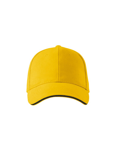 Czapka unisex Adler Malfini żółta 6p 306 - sportowy design, idealn