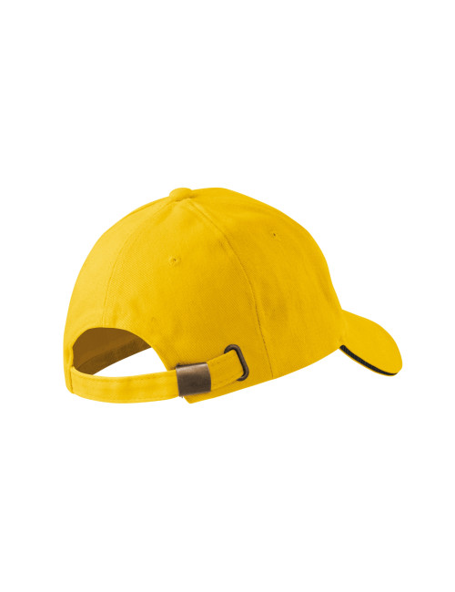 Unisex cap sandwich 6p 306 yellow Adler Malfini