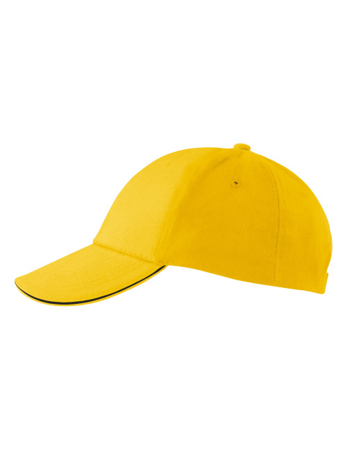 Unisex-Sandwichkappe 6p 306 gelb Adler Malfini