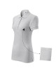 Koszulka polo damska cotton 213 jasnoszary melanż Adler Malfini