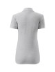Damen-Poloshirt Baumwolle 213 hellgrau meliert Adler Malfini