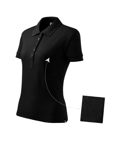 Koszulka polo damska cotton 213 czarny Adler Malfini