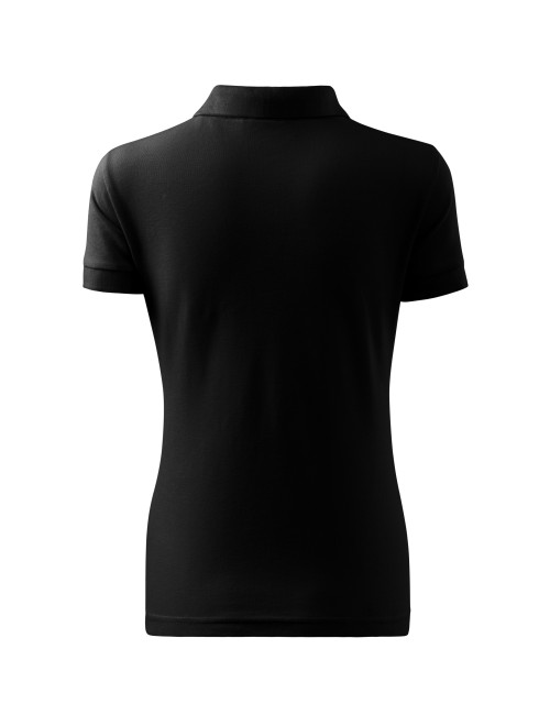Damen-Poloshirt Baumwolle 213 schwarz Adler Malfini