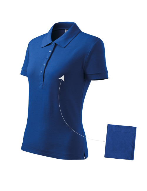 Ladies polo shirt cotton 213 cornflower blue Adler Malfini