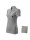 Ladies polo shirt cotton 213 dark gray melange Adler Malfini
