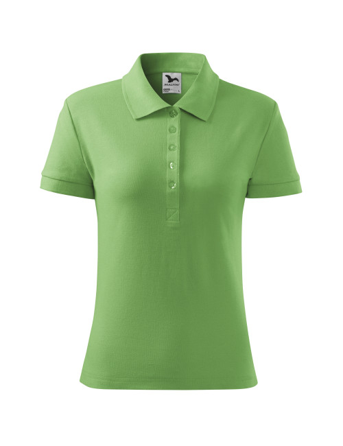 Damen-Poloshirt Baumwolle 213 Erbse Adler Malfini