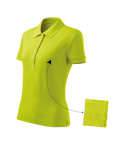 Ladies polo shirt cotton 213 lime Adler Malfini