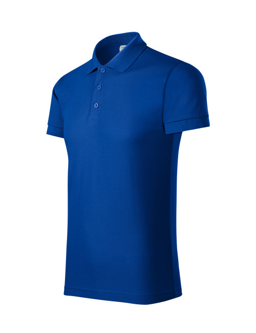 Adler PICCOLIO Men`s polo shirt Joy P21 cornflower blue computer embroidery