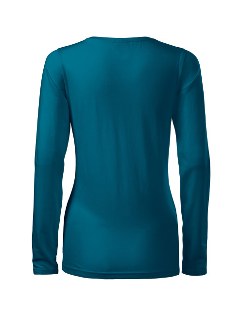 Schmales Damen-T-Shirt „Adler Malfini“ in der Größe 139 in Petrolblau