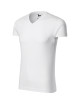 Herren T-Shirt Adler Malfini Slim Fit V-Neck Weiß