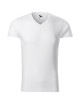 Herren T-Shirt Adler Malfini Slim Fit V-Neck Weiß