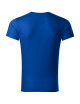 Adler MALFINI Men`s T-shirt Slim Fit V-neck 146 cornflower blue embroidery logo