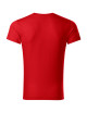 Adler MALFINI Men`s T-shirt Slim Fit V-neck 146 red clothing embroidery