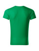 Adler MALFINI Koszulka męska Slim Fit V-neck 146 zieleń trawy haft