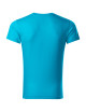 Adler MALFINI Herren T-Shirt Slim Fit V-Ausschnitt 146 türkis Arbeitskleidung