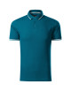 Adler MALFINIPREMIUM Koszulka polo męska Perfection plain 251 petrol