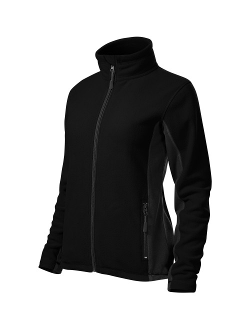 Adler MALFINI Women`s Fleece Frosty 528 black computerized logo embroidery