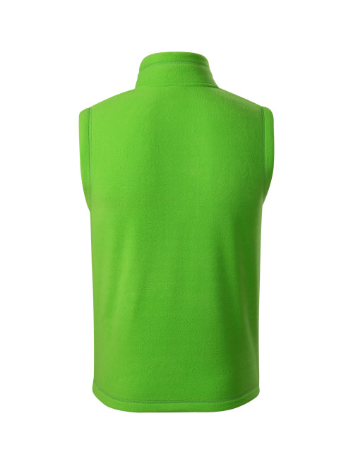 Adler MALFINI Unisex fleece vest Exit 525 green apple logo embroidery