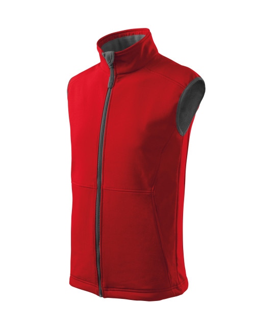 Herren Softshellweste Vision 517 rot Adler Malfini