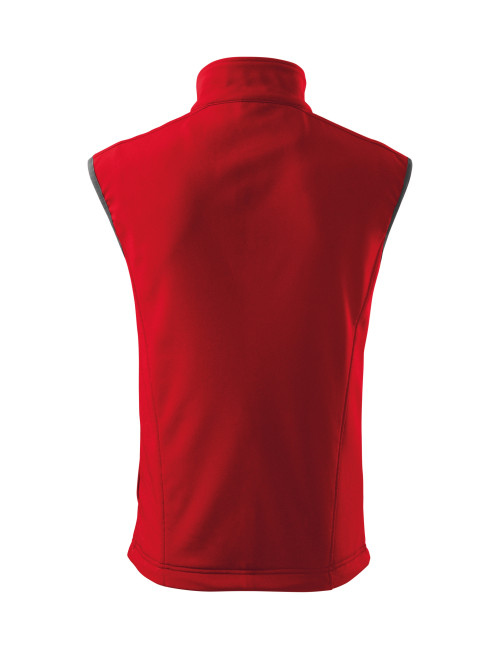 Herren Softshellweste Vision 517 rot Adler Malfini