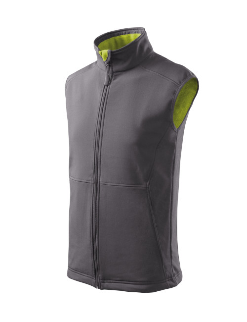 Softshell men`s vest vision 517 steel Adler Malfini