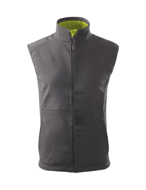Softshell men`s vest vision 517 steel Adler Malfini