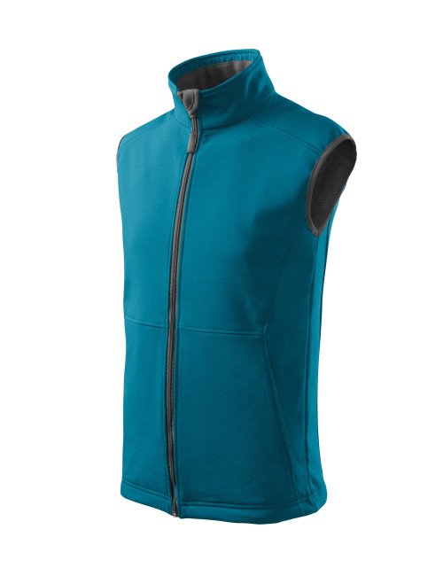 Softshell men`s vest vision 517 dark turquoise Adler Malfini