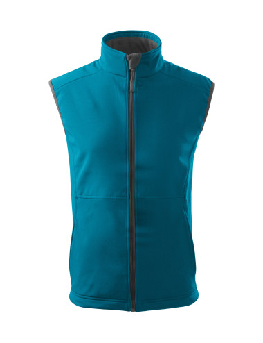 Herren Softshellweste Vision 517 Dunkeltürkis Adler Malfini