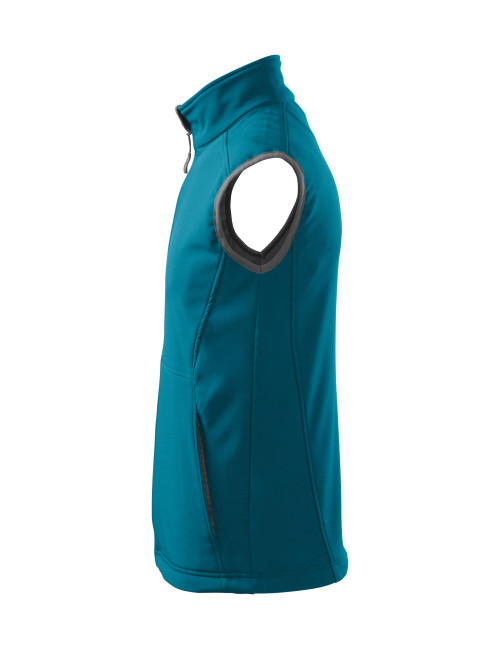 Softshell men`s vest vision 517 dark turquoise Adler Malfini