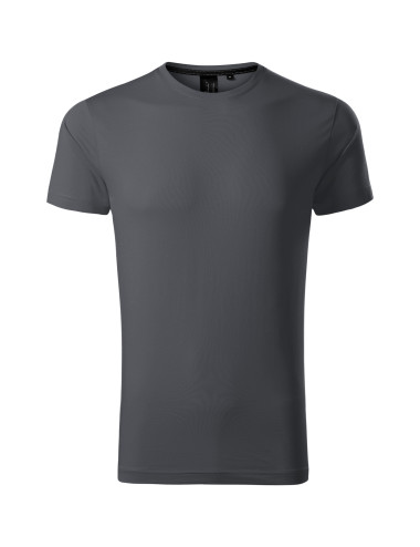 Adler MALFINIPREMIUM Herren T-Shirt Exklusives 153 hellanthrazitfarbenes Logo