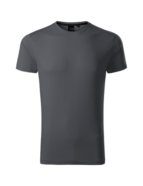 Adler MALFINIPREMIUM Herren T-Shirt Exklusives 153 hellanthrazitfarbenes Logo