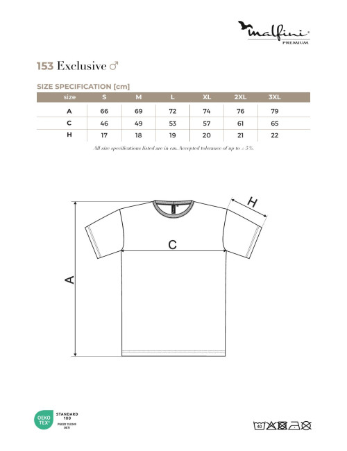 Adler MALFINIPREMIUM Men`s Exclusive 153 light anthracite logo T-shirt