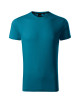 Adler MALFINIPREMIUM Herren T-Shirt Exklusive 153 benzinblaue Stickerei