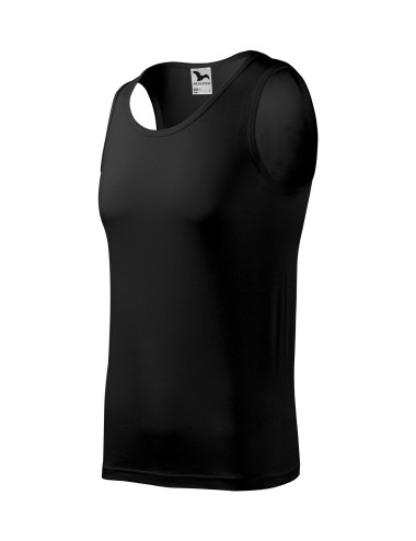 Adler MALFINI Men`s Top Core 142 black workwear logo embroidery