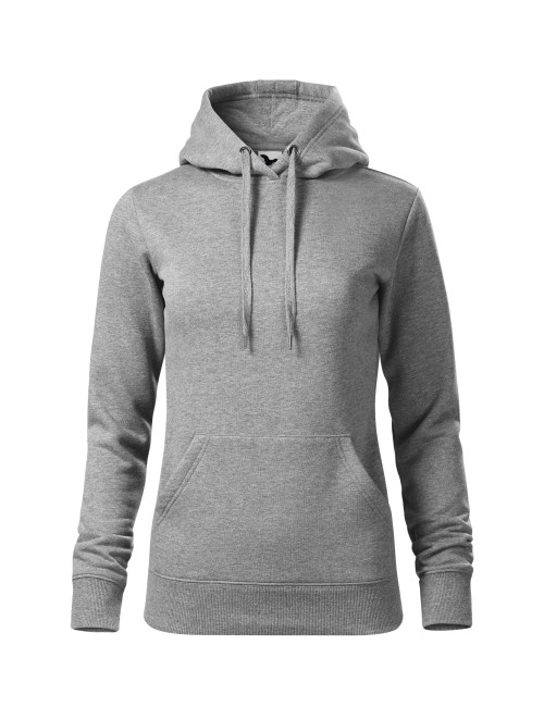 Damen-Sweatshirt-Umhang 414 dunkelgrau meliert Adler Malfini