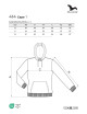 Women`s sweatshirt cape 414 purple red Adler Malfini