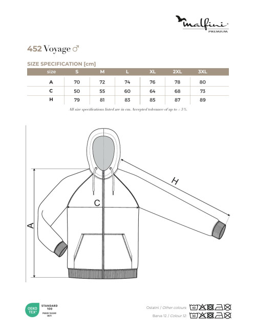 Bluza męska voyage 452 ciemnoszary melanż Adler Malfinipremium