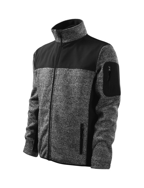 Herrenjacke Adler MALFINIPREMIUM Casual Softshell knit gray