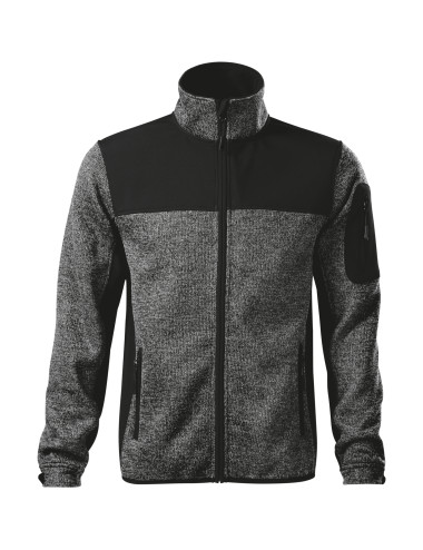 Adler MALFINIPREMIUM Men's Softshell Jacket Knit Gray