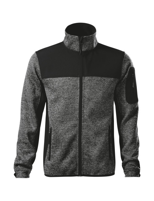 Herrenjacke Adler MALFINIPREMIUM Casual Softshell knit gray