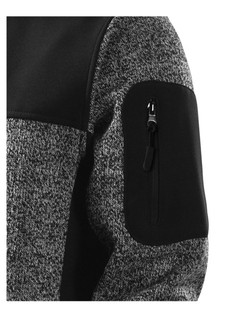 Herrenjacke Adler MALFINIPREMIUM Casual Softshell knit gray