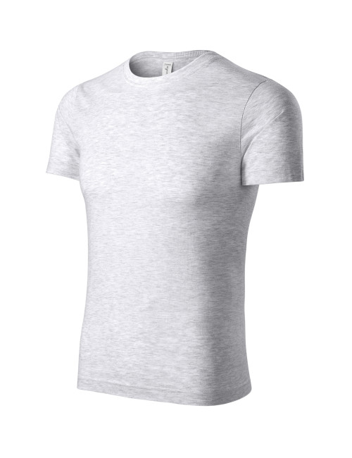 Unisex T-Shirt Peak P74 Hellgrau Melange Adler Piccolio