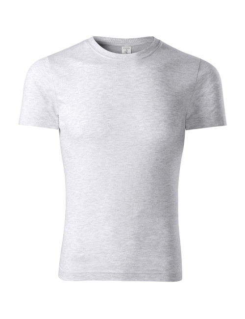 Unisex T-Shirt Peak P74 Hellgrau Melange Adler Piccolio