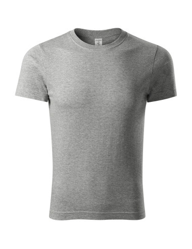 Unisex-T-Shirt Peak P74 dunkelgrau meliert Adler Piccolio